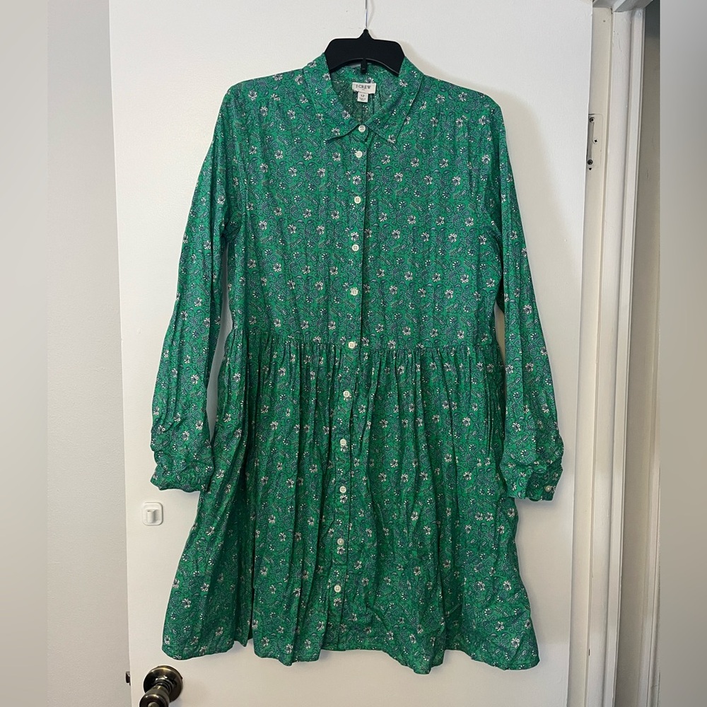 J. Crew mini shirt dress